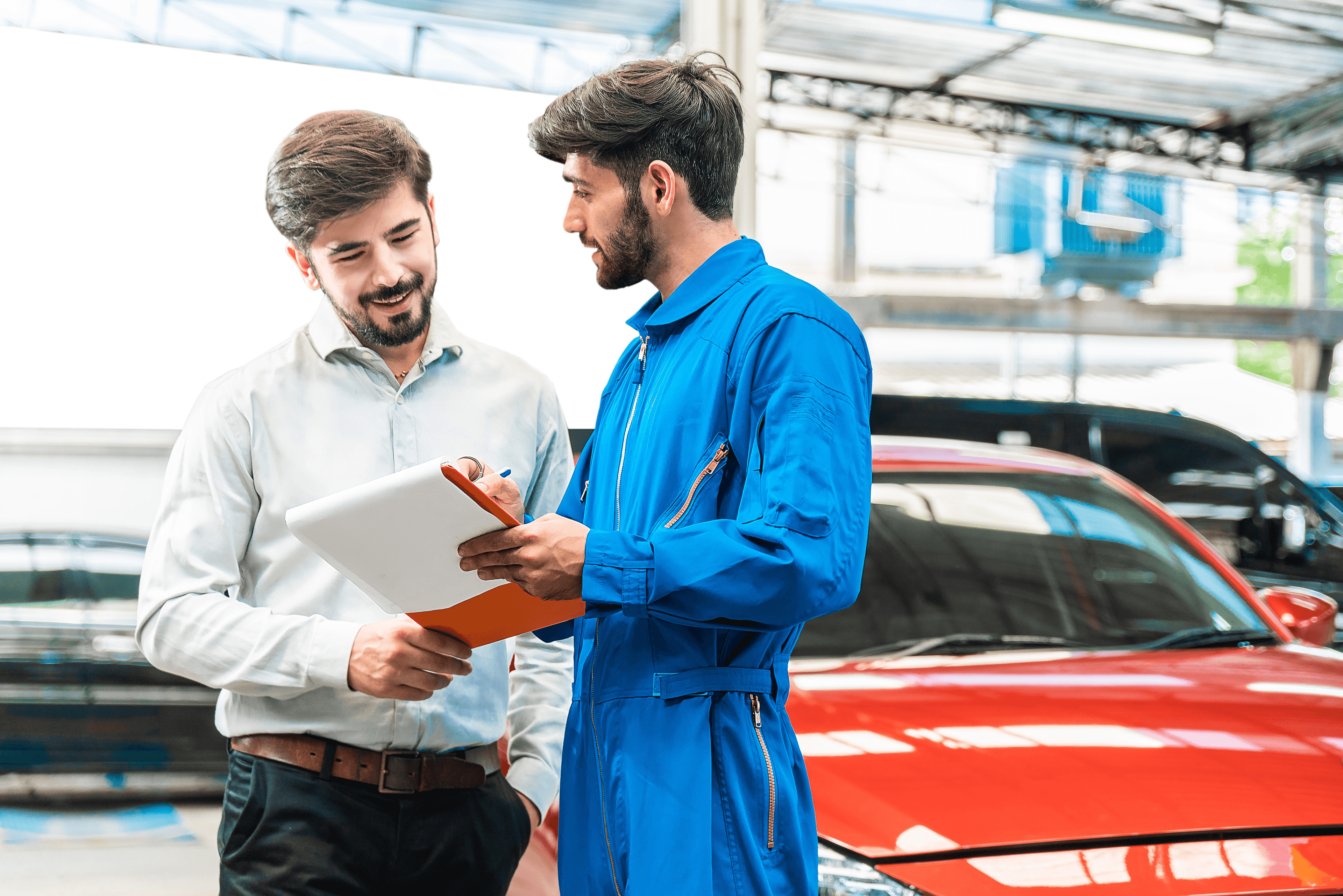 Professional and helpful car technicians