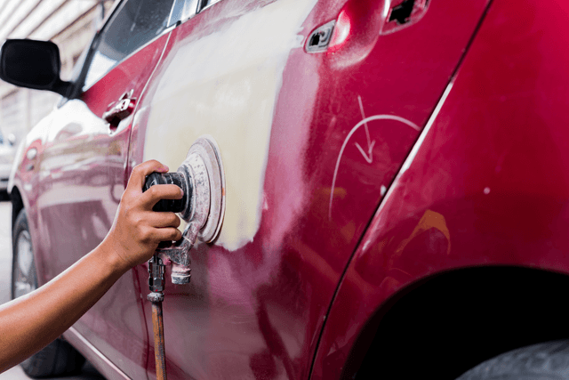 car polishing and dent repair in Edmonton