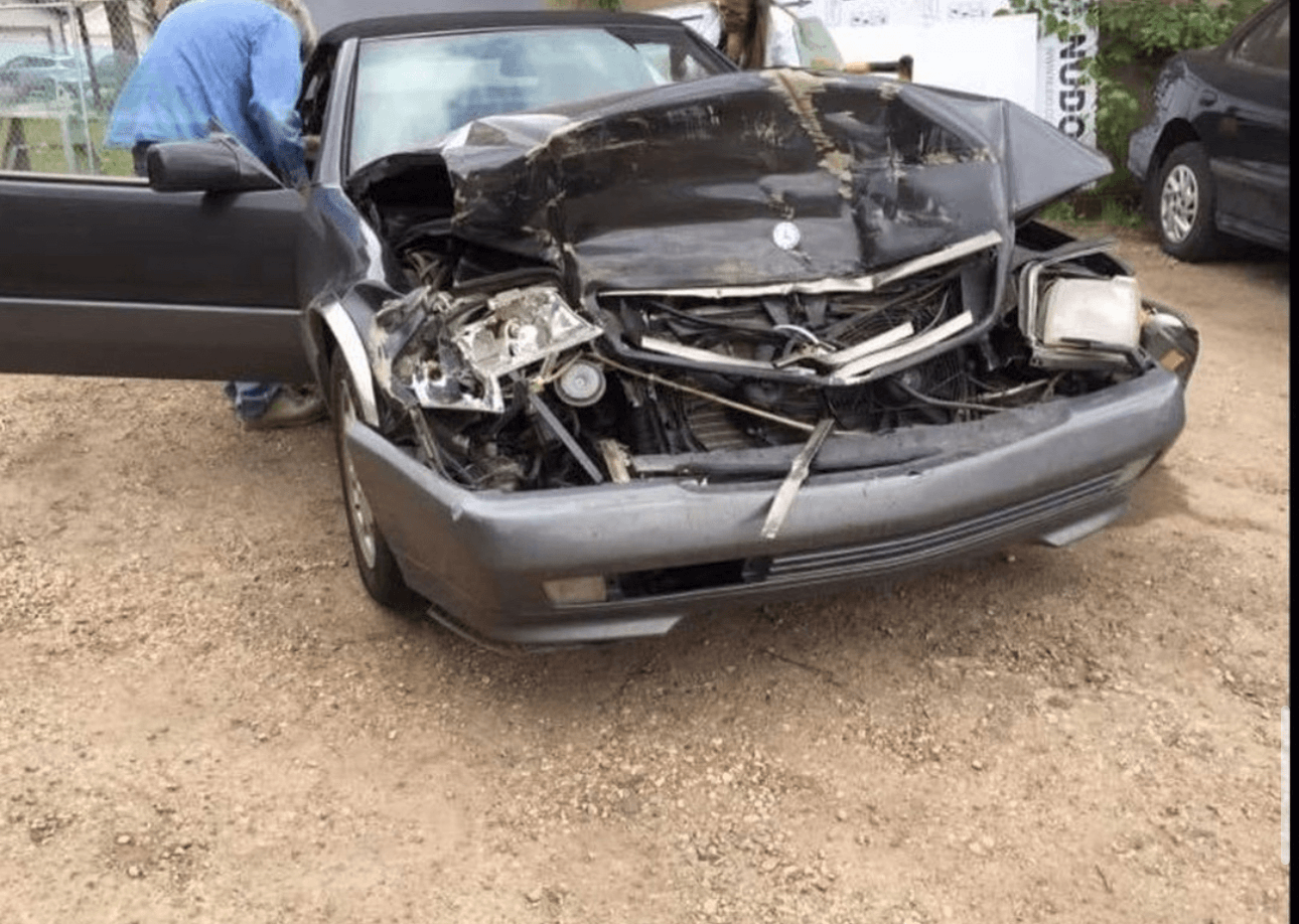 repaired vehicle bumper